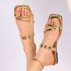 Summer new simple thin strap women's beach cool slippers