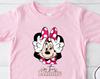 4th Birthday Minnie Mouse Shirt, Disney Party Tee