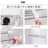 BAOYOUNI Tension Shelf, Heavy-Duty Extendable, White, with Anti-Slip, Stainless Steel Rods (59-101.8cm, White)