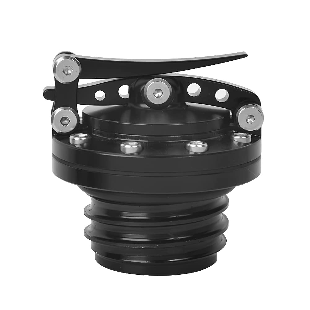 

Крышка бензобака Baohatsu Harley, алюминиевая с ЧПУ, вкручиваемая, запасная часть, совместимая с моделями Sportster XL 1200 883 X48 97-17, крышка топливного бака, черная