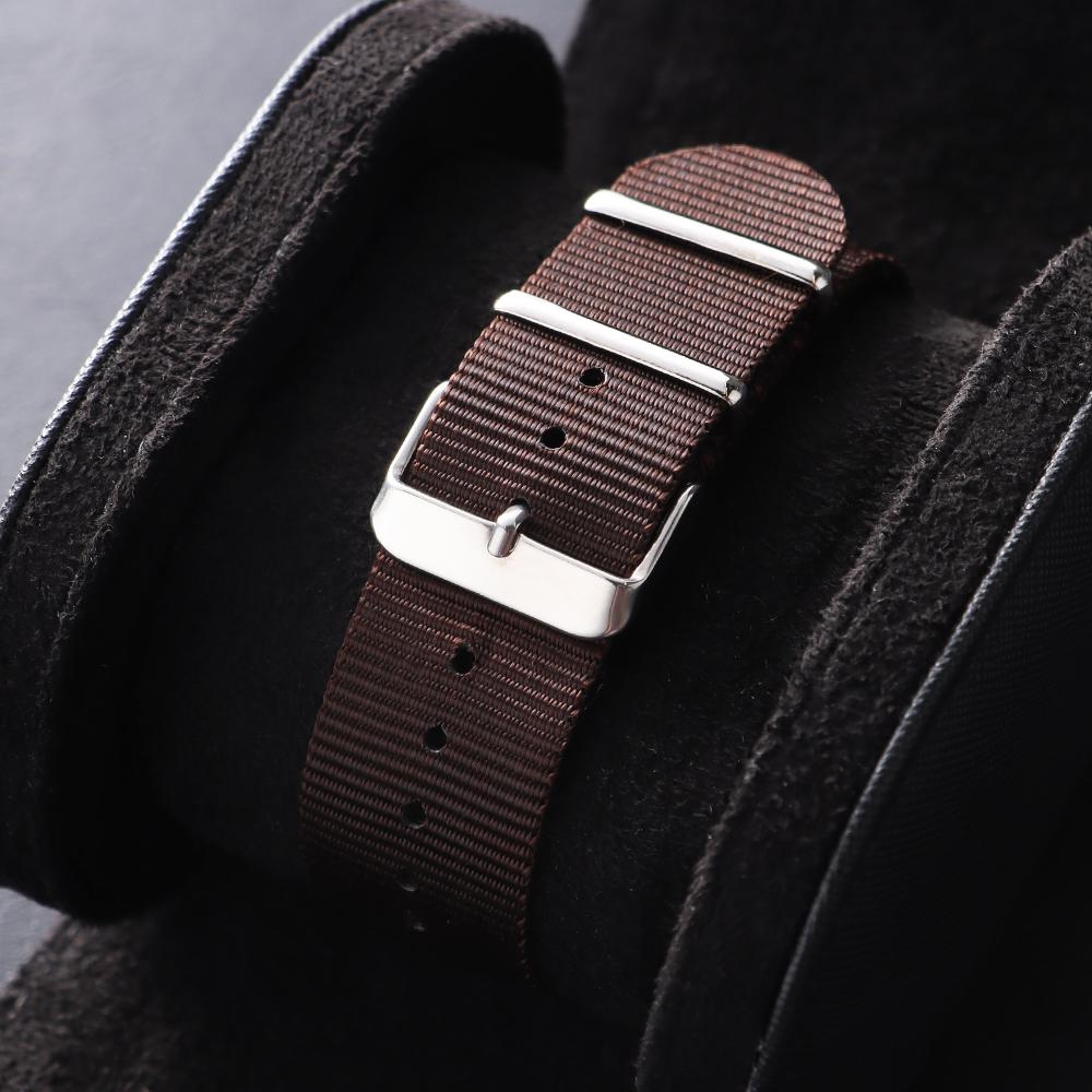 Cinturino per Orologio in Nylon 18mm 20mm 22mm Marrone Nero Cinturino per Orologio Militare Casual per Seiko Army Sport Braccialetto Cinturino di Ricambio