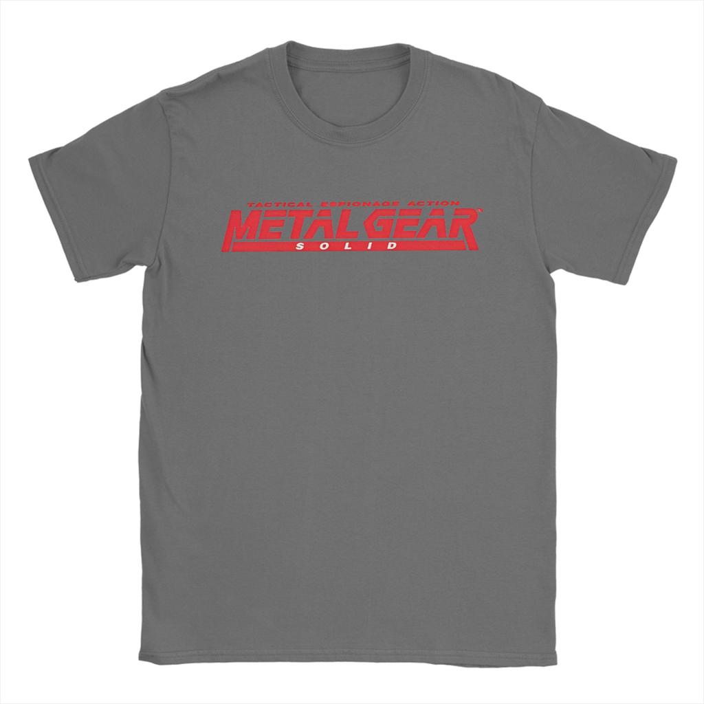 Mens TShirts Metal Gear Solid Game Awesome Pure Cotton Tees Short Sleeve T Shirt Round Neck Clothes Birthday Gift