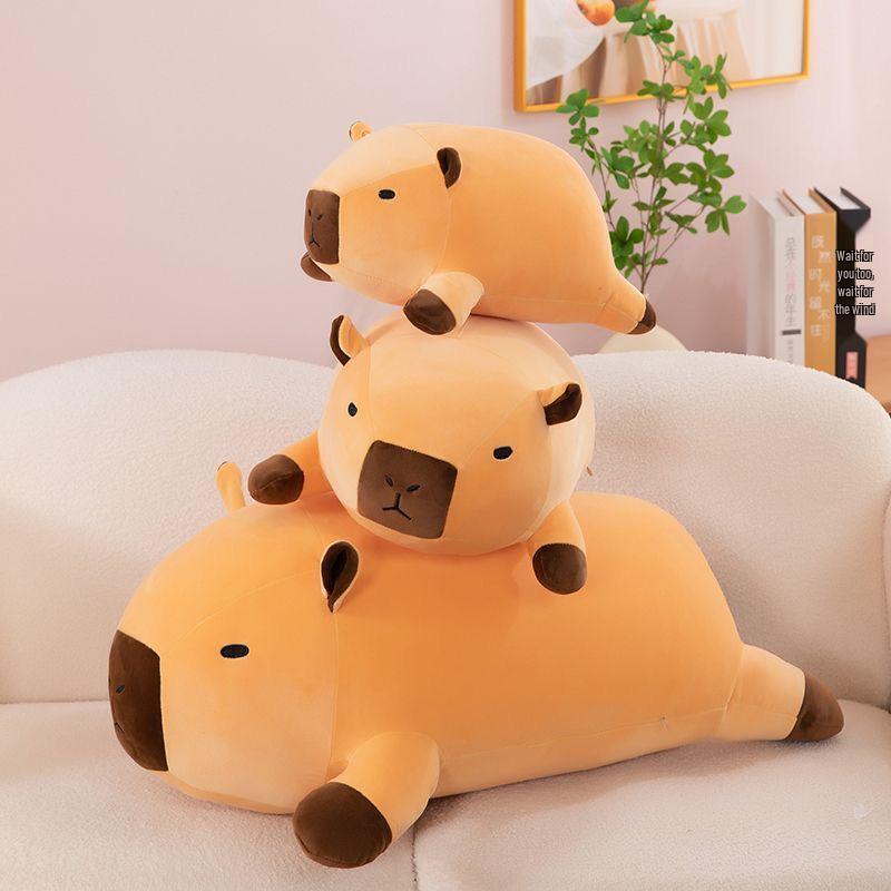 Capybara Hug Plush Toy: Cute Large-Size Cloth Doll for Children and Best Friends