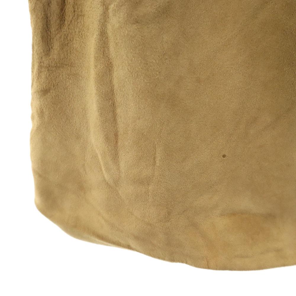 S Max Mara Midi length Suede leather skirt 36 Beige brown Women Used