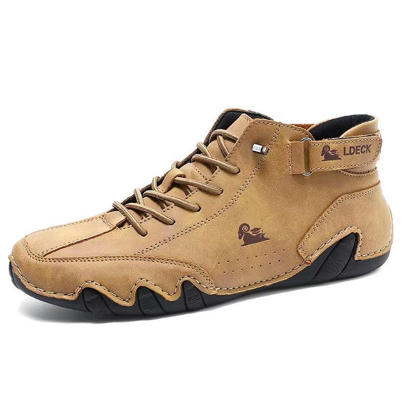 Octopus Men's Shoes, High-top Martin Boots, Autumn and Winter Men's Casual Short Boots