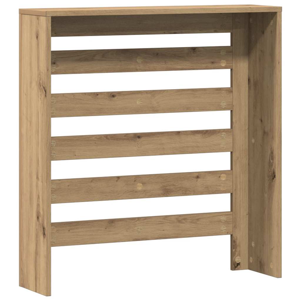 Radiator Cover Artisan Oak 78 x 20 x 82 cm Wood Based Material