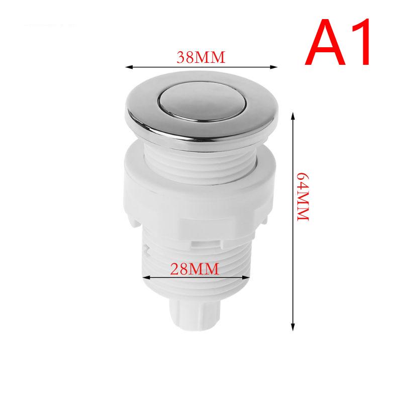 28/32/34 mm Pneumatický spínač zapnutí/vypnutí Tlačítko na vzduch Pro vanu Spa Dávkovač odpadních potravin Vestavěný mikrospínač