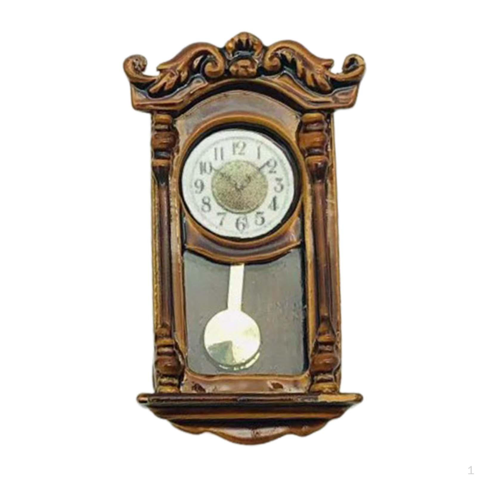 

1/12 Кукольный домик Миниатюрная модель Римские часы Мебель для гостиной Игрушки Декорации Принадлежности Аксессуары Style B