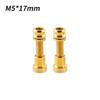 1/2Pcs Titanium Bolt M5X17Mm M5X19Mm Bicycle Nut Titanium Alloy Stem Bolts Road Folding Bike Screw Accessories