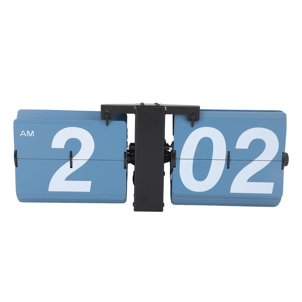 Flip Clock PVC Stainless Steel Battery Powered Retro Mechanical Digital Automatic Flip Down Desk