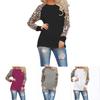 Plus Size Womens Long Sleeve Leopard T Shirts With Loose Casual Fit And Stylish Design