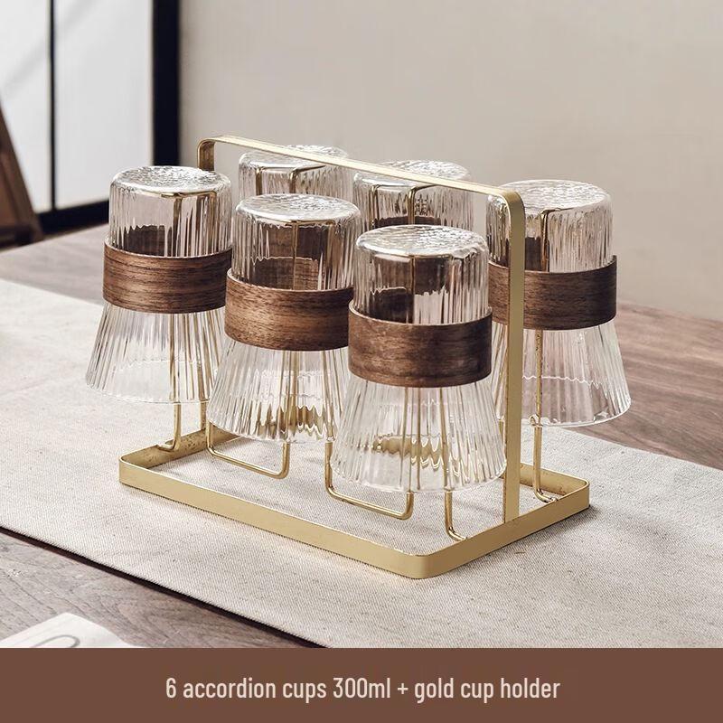 TXRMDX Chinese Style Glass Teacup & Kettle Set