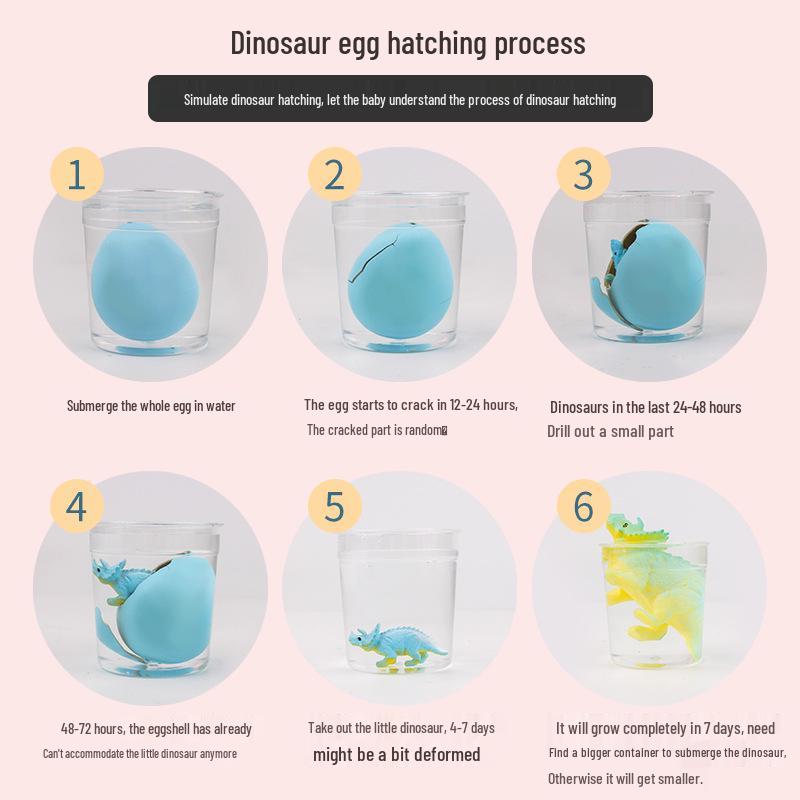 Dinosaur Egg Hatching Toy Set - Expanding Water Surprise for Kids' Gifts