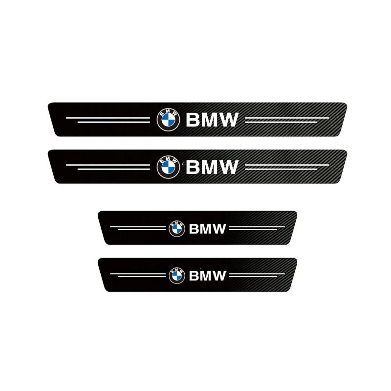 2026 Hot BMW Car Door Carbon Fiber Sill Protector Stickers For M Performance E92 E91 X3 F10 E90 F30 F40 E46 E60 F20 X5 E70 E39 E36 E87 X7 HP5