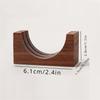 Walnut Espresso Coffee Filter Holder for 51mm/53mm/58mm Coffee Filters Universal Filter Storage Rack Coffee Puck Screen Stand