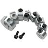Separation Type Optical Shaft Fixed Ring Locking Ring Limit Ring Bearing Fixed Spindle Retaining Ring Oxidation Fixed 8x