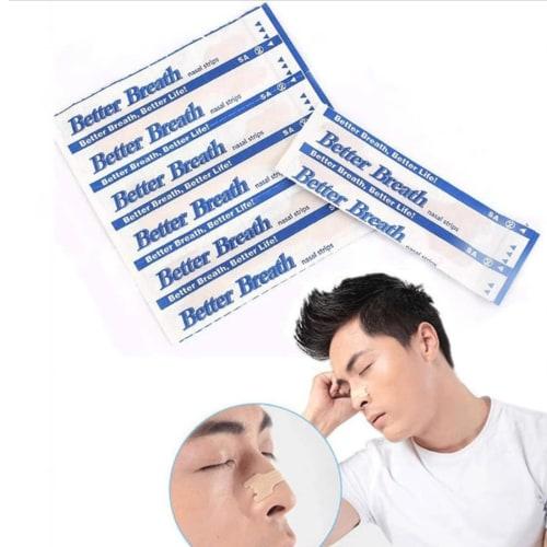Bookwarm Nasal Dilator Tapes, 100 Pieces, Value Pack, Anti-Snoring, Relieves Nasal Congestion, Promotes Nasal Breathing, Skin-Tone Type (100)