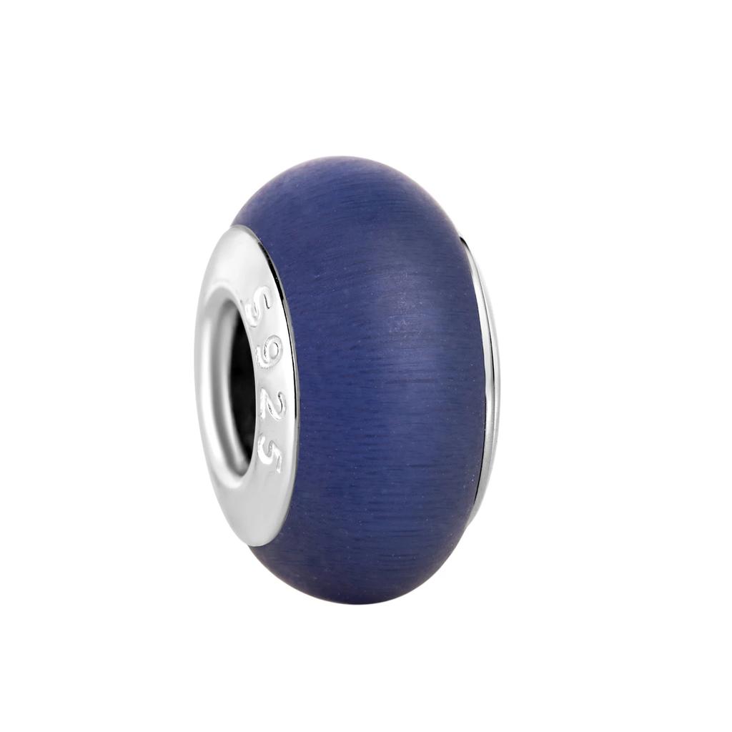 Bunte Kupfer Katzenaugen Matte Murano Charms Passen Original Armbändern Murano Glas Charm Perlen DIY Damen Schmuck Geschenk