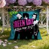 D-Green Day Band Cushion Cover Home & Car Dual-Scene Pillow Cover: Reversible for Premium Comfort