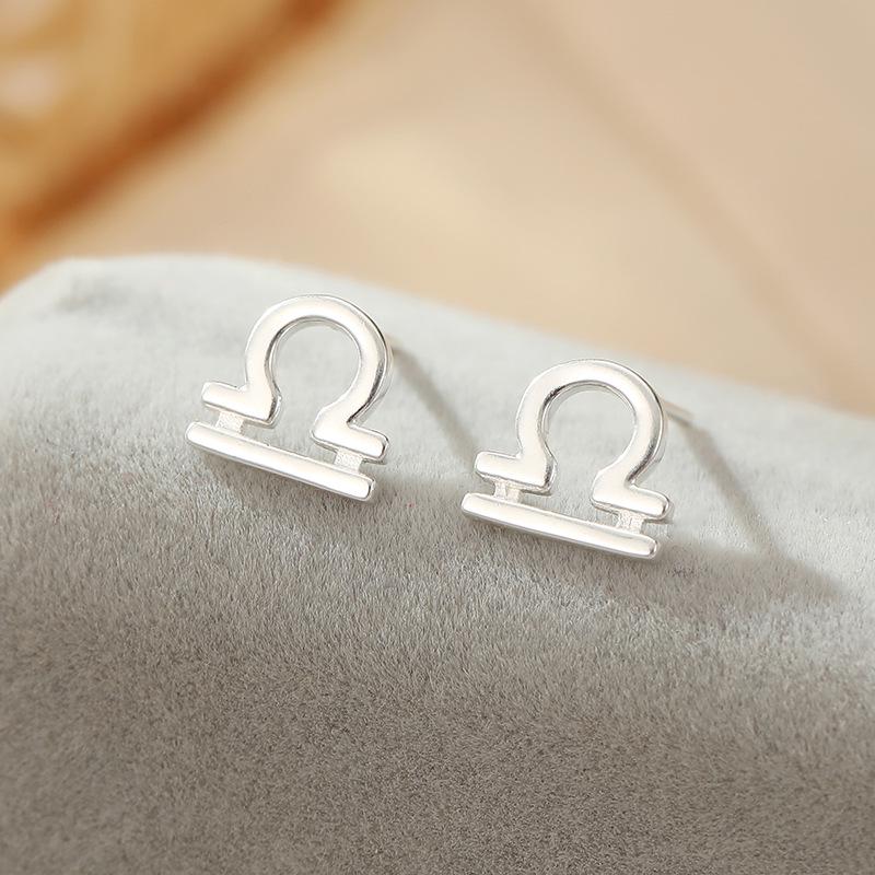 Banyan Tree S925 Silver Zodiac Earrings - Elegant Luxury Design for Women.
