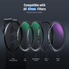 NEEWER 67mm CPL Filter with Cold Shoe Smartphone Lens HD Polarizing Circular Includes Pouch and Cleaning Compatible with iPhone Max S25 Clip, Filter,