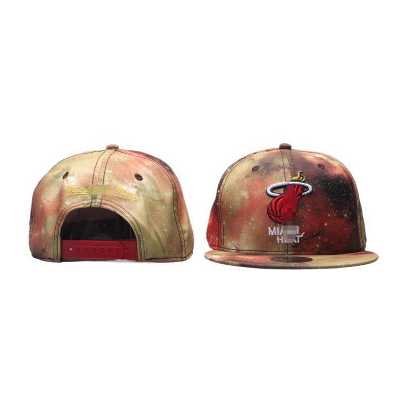 Embroidered Flat Brim NBA Cap for Men & Women - New American Hip Hop Style