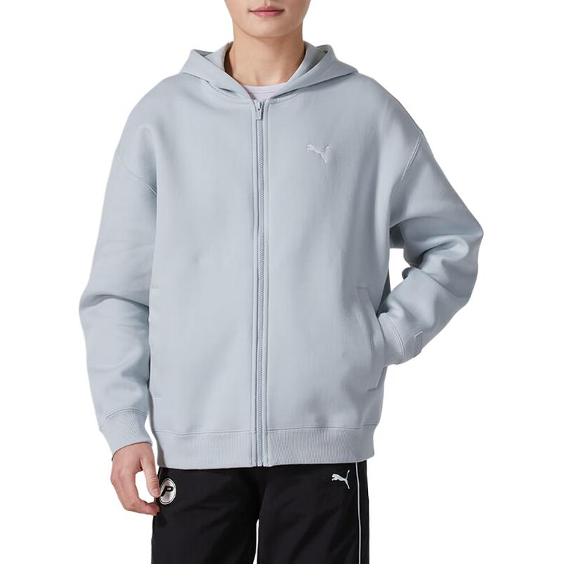 

New PUMA Jacket Men s Platinum Gray 631388-72 S/170/92