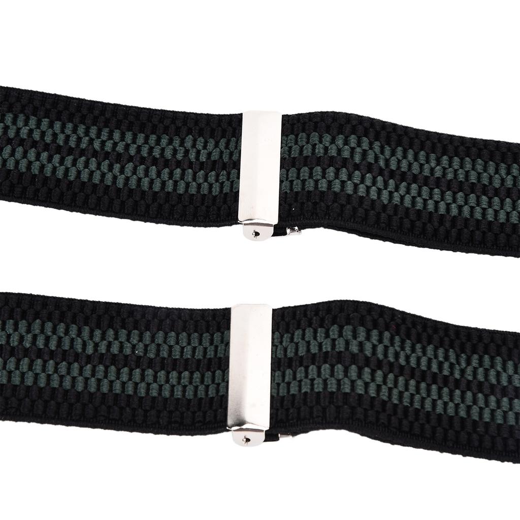 Mens Suspenders Strong Fixability Beautiful Practical Fashionable Metal Clip Wide Suspenders for Formal Party
