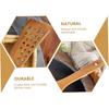 24 Hole Frying Spatula Wood Slotted Spatula Bread Stirring Stick with Hanging Hole Wooden Kitchen Stirring Tool for Sour