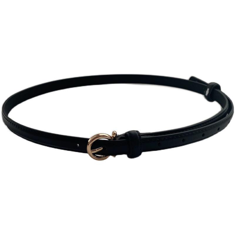 Multi-Color Thin Decorative Belt for Women - Versatile Accessory for Jeans, Dresses, & Sweaters.