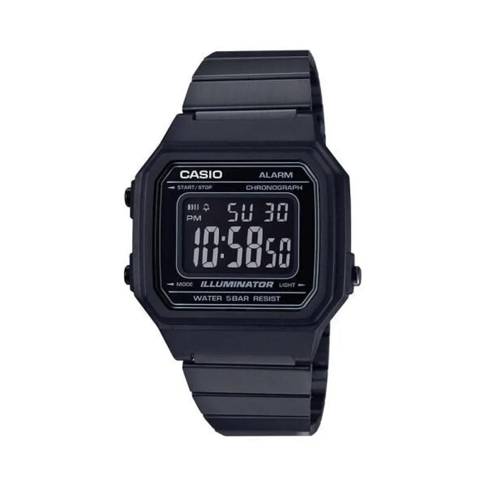 [Cio] B-650WB-1B Vintage Digital Unisex Metal Watch