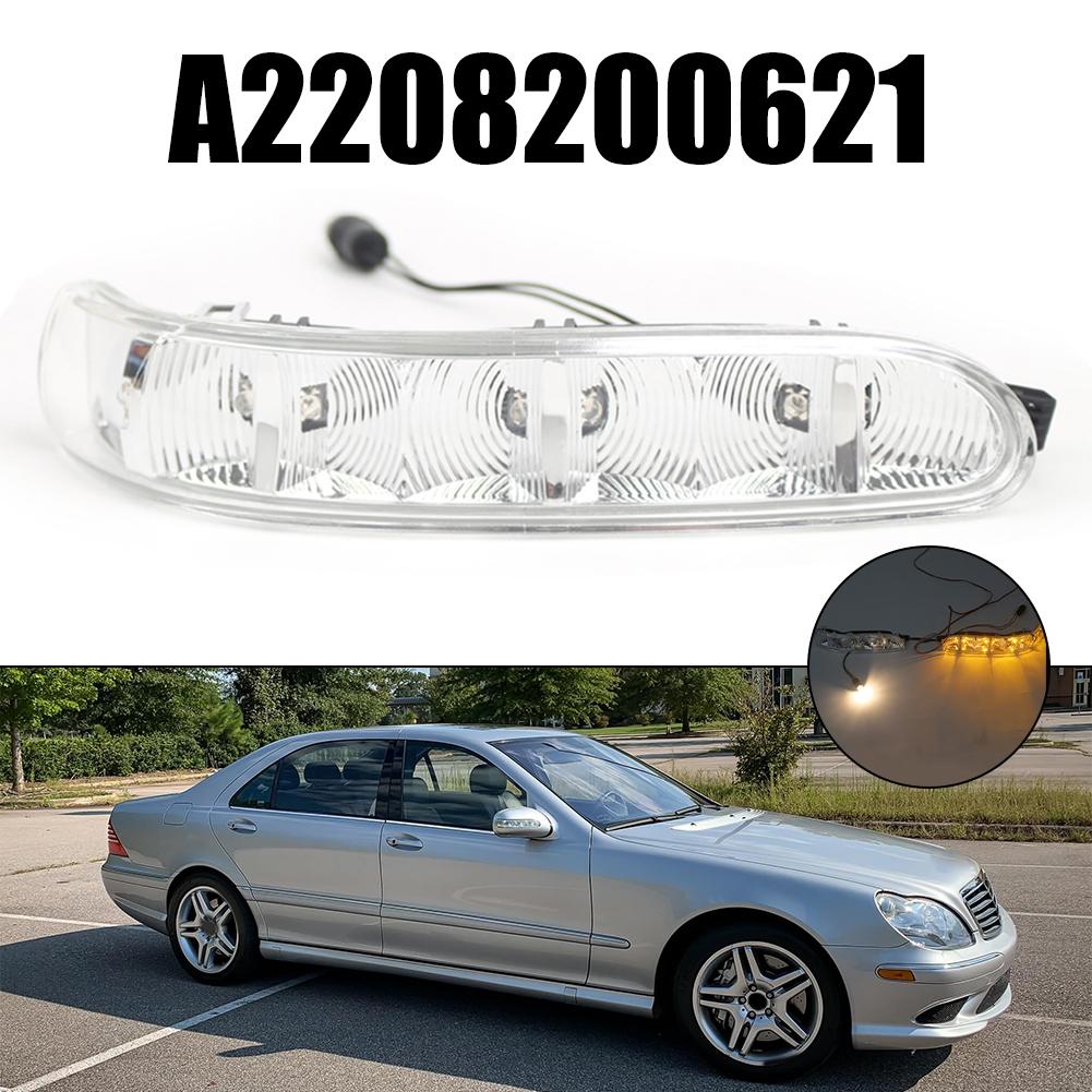 Car Turn Signal Indicator Lamp for Mercedes W220 S Class 2003 2006 and W215 CL Class 2003 2006 Rearview Mirror Installation