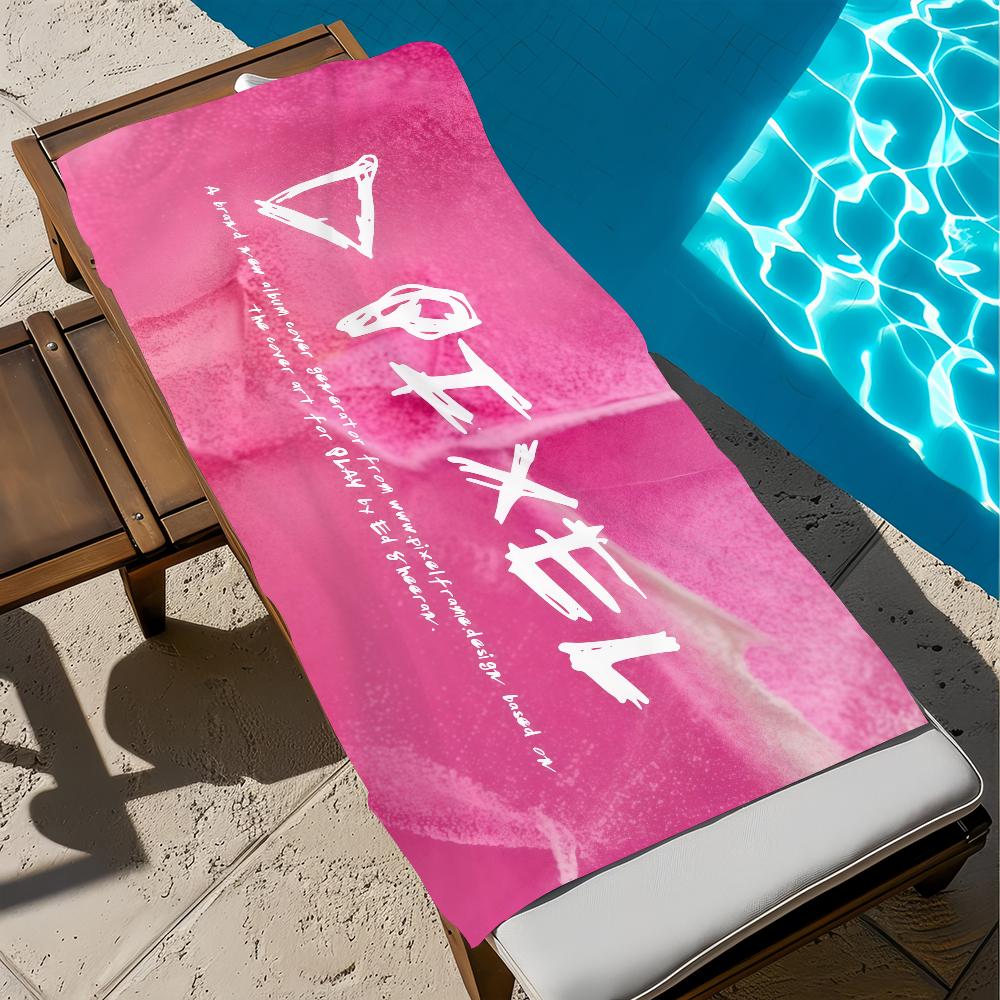 Singer E-Ed Play Towel Large Quick-Drying S-sheeran Microfiber Soft Beach Towel for Travel Fitness Sauna Bathing Camping
