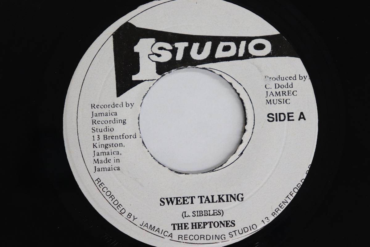 

7inch Record HEPTONES Sweet Talking NONE STUDIO ONE US Reggae Ska Dub Used