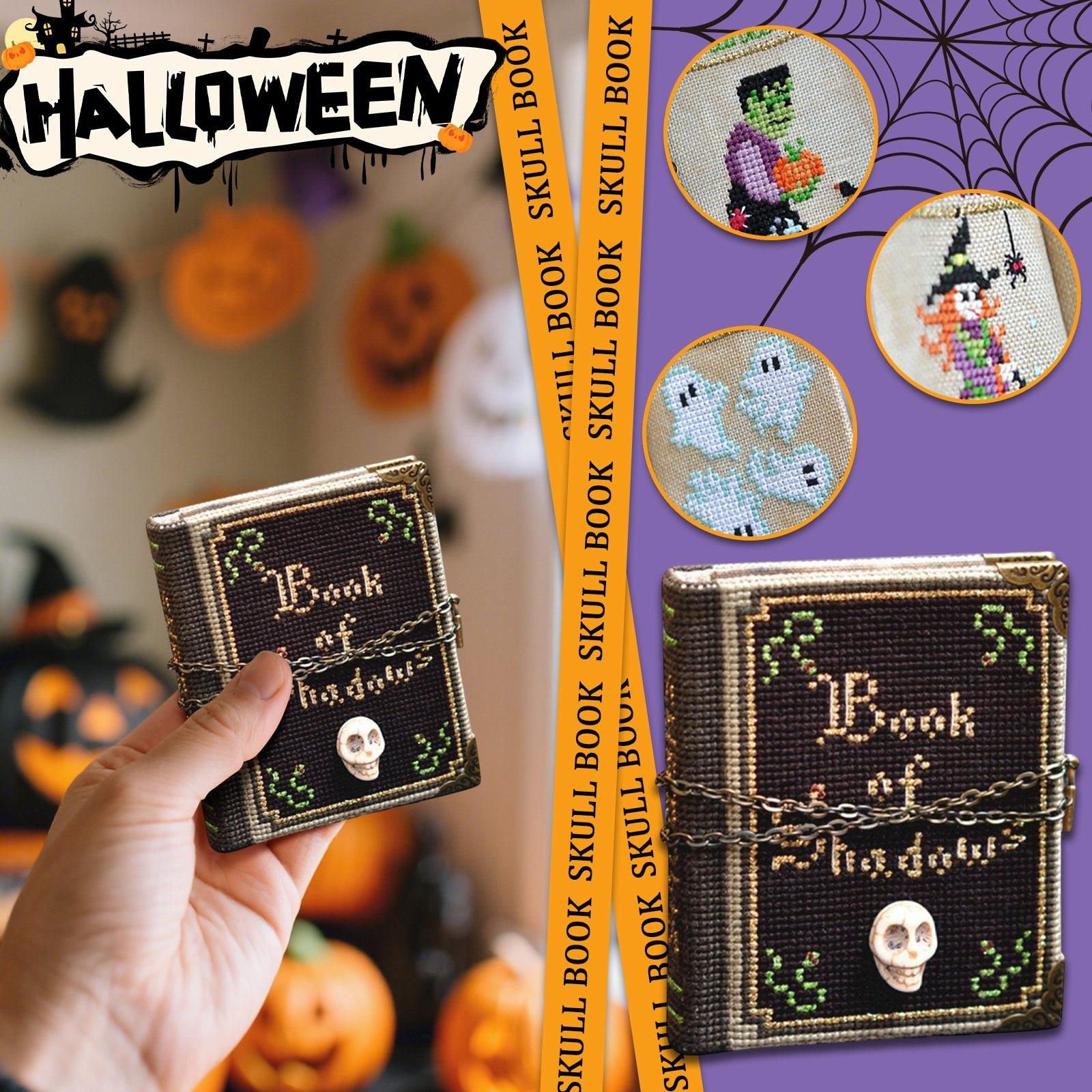 

Набор «Книга теней своими руками», Хэллоуин, набор для вышивания иглой ручной работы, вышивальные схемы для начинающих и любителей вышивки One Size