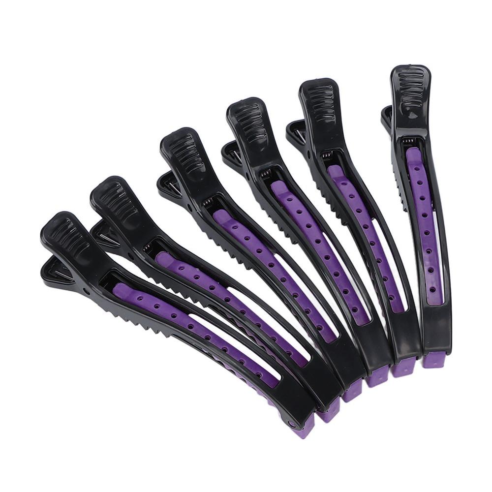 6 PCS Non Slip Sectioning Hair Clip Lightweight Duckbill Hair Clip  Home Salon
