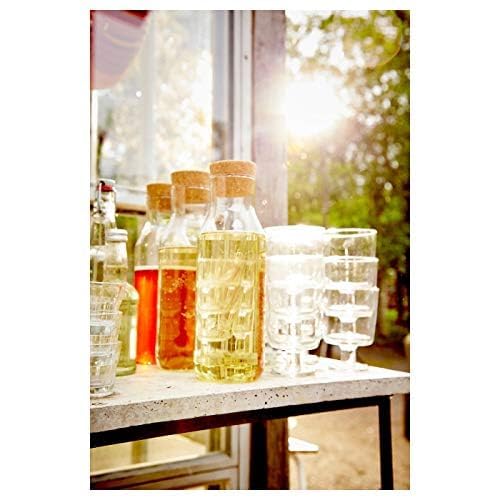 Digital Shoppy IKEA 365+ Carafe with Stopper, Clear Glass, Cork