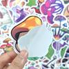 100Pcs Mushroom Stickers Aesthetic Stickers Pack Cute Colorful Mushroom Trendy Decor Vinyl Waterproof Stickers for Laptop