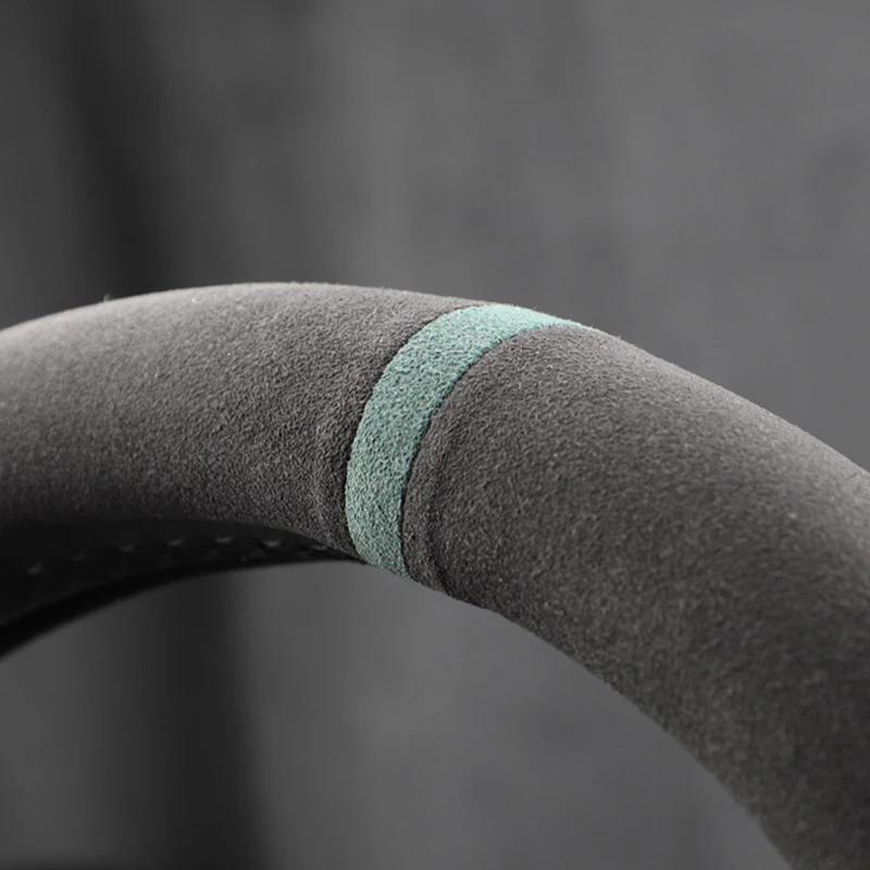 Suede Car Steering Wheel Cover for BMW 1 3 5 7 Series X1 X5 IX I7 Mini Anti Slip Breathable Special Interior Auto Accessories