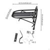 Cycle Front Cargo Steel Rack Construction Fork Mount Heavy Duty Bike Adventure Carrier