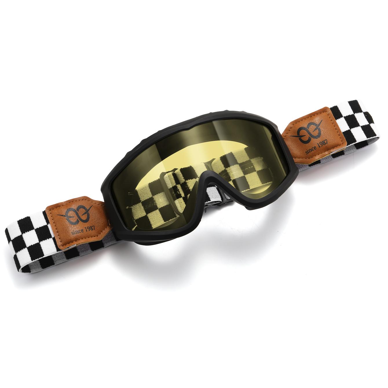 

Men and Women s Anti-fog Motorcycle goggles Fashion Windproof Adjustable Webbing Motorcycle Eyewear for Male and Female