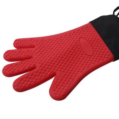 ZISIZ Heart-shaped Silicone Baking & Microwave Oven Glove
