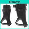 Plug Rubber Eu Socket Waterproof Electrial Grounded European Connector With Cover Ip54 For Diy Power Cable Cord 16a 250v