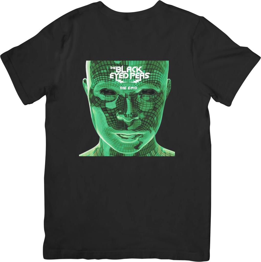 Guisantes de ojo negro 4 Music Fit apto para Hombres y Mujeres Camiseta de Algodón de Calidad