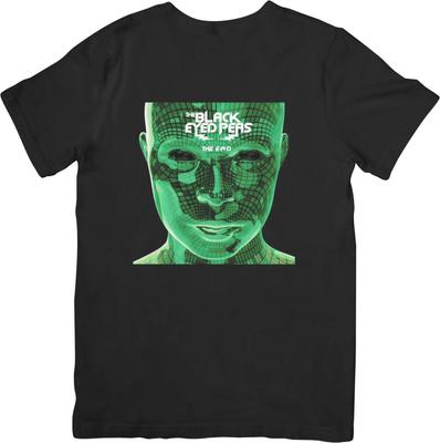 Guisantes de ojo negro 4 Music Fit apto para Hombres y Mujeres Camiseta de Algodón de Calidad