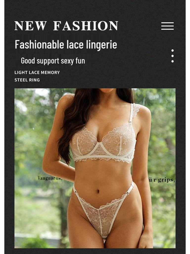 Fully Managed Embroidery Lace Uplift Bra - Reduces Sagging & Enhances Fit