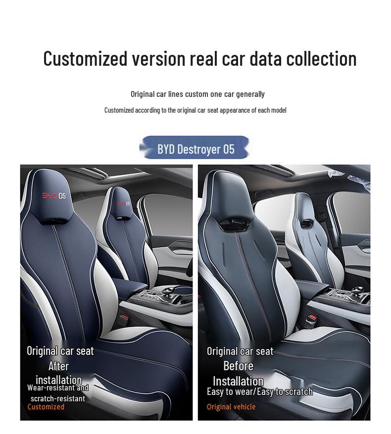 BYD Destroyer 05 Universal Leather Car Seat Cover - All Season