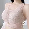 Underwear Women's Summer Thin Full Cup Bra with Side Breasts and Anti sagging Large Size push up Bra