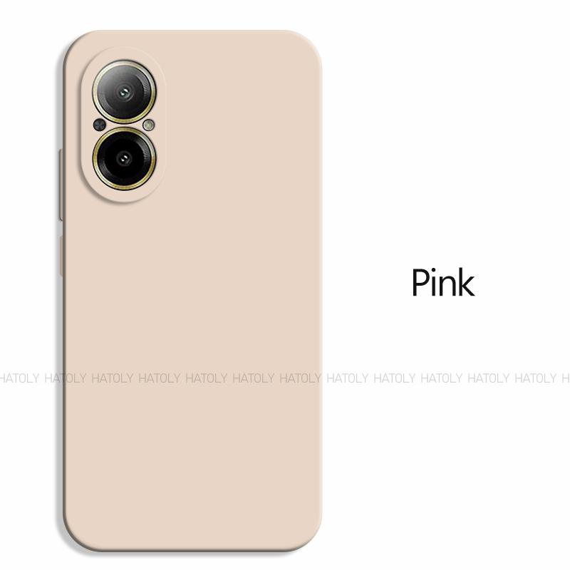 Für Realme C67 4G Hülle Realme C67 4G Abdeckung Hüllen Stoßfester Luxus TPU Flüssigsilikon Handy Rückseite Für Realme C67 4G