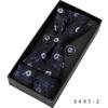 Men's Formal & Casual Bow Tie, Cufflinks, and Pocket Square Set - Korean Style for Weddings & Events